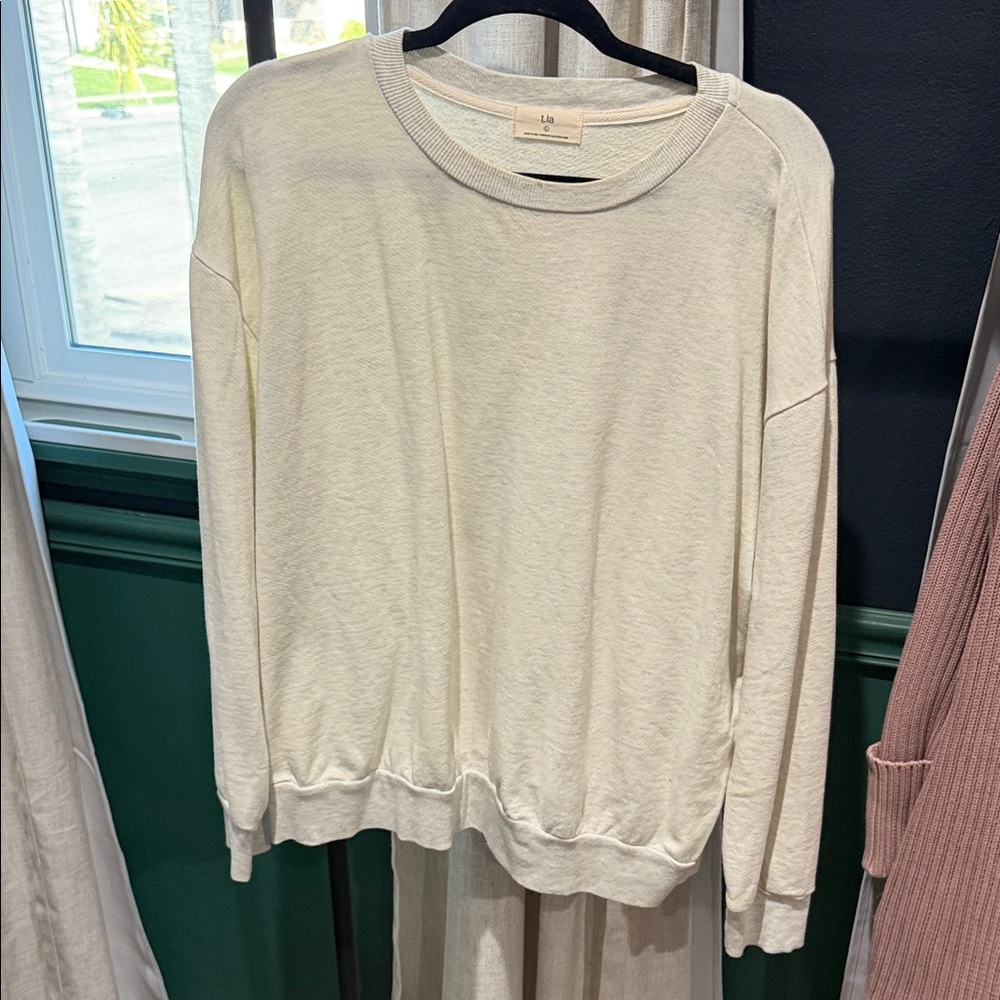 T.La Cream Lightweight Crewneck Sweatshirt